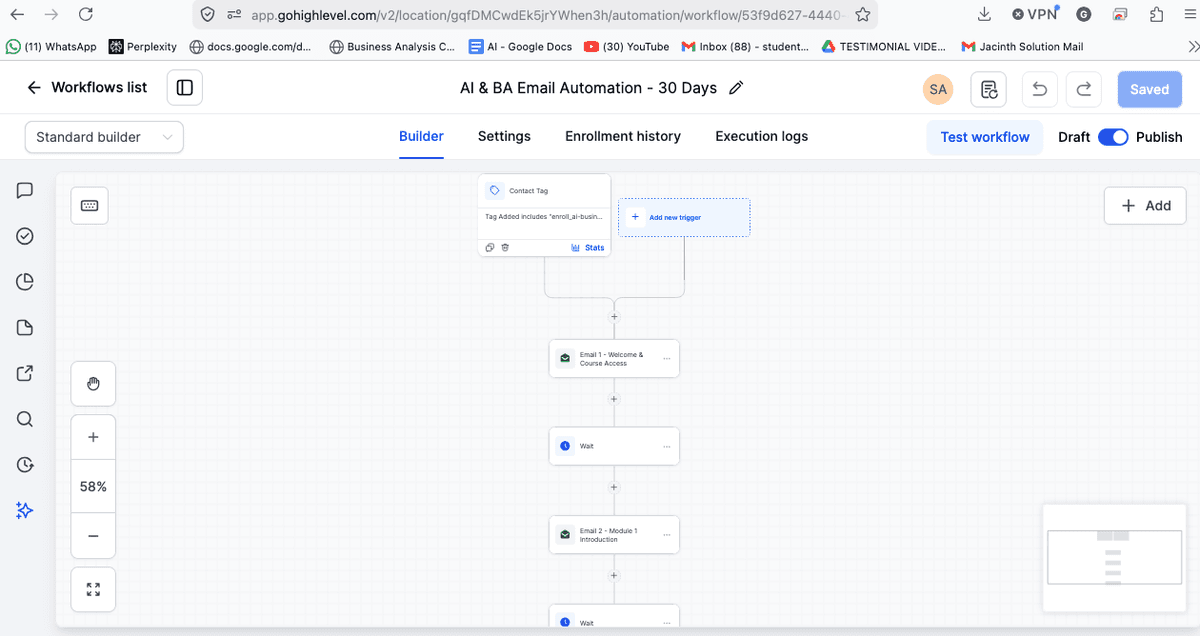 Automated lead workflows
