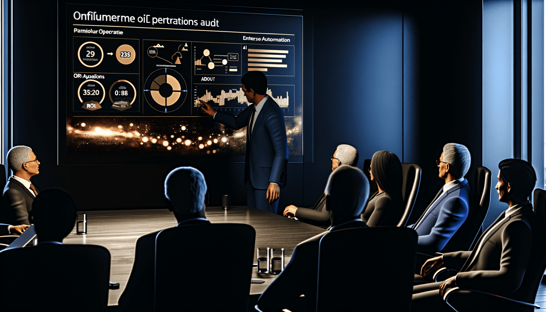 AI consulting and digital transformation strategy session for enterprise operations